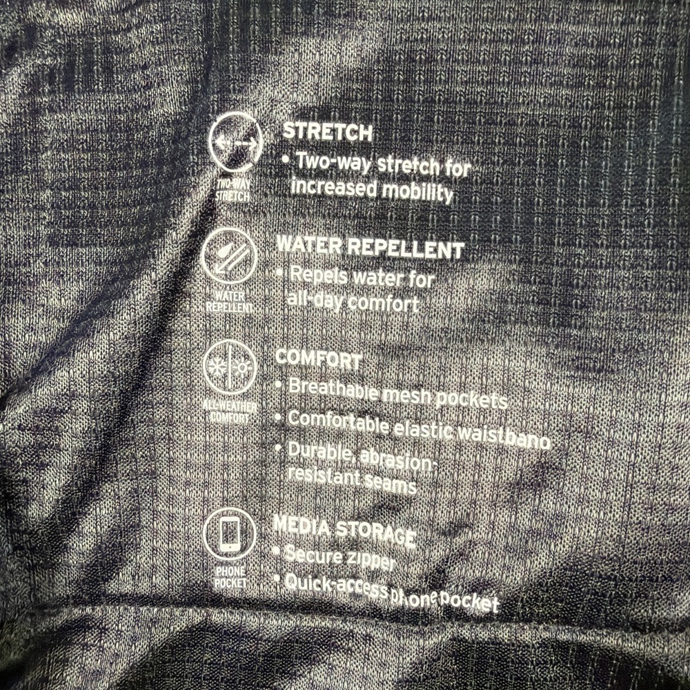 Eddie Bauer Pants Mens 40x32 Outdoor Hiking Stretch Nylon 5-Pocket Casual Gray - Picture 12 of 14